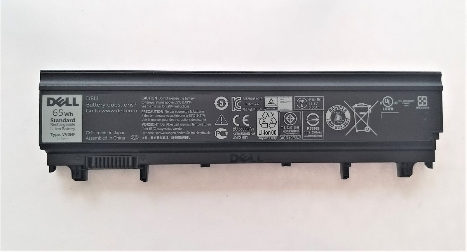 Pin Laptop Dell dùng cho Dell Latitude E5440 E5540 7W6K0 F49WX NVWGM CXF66 WGCW6 E5440 – 6 CELL - OEM