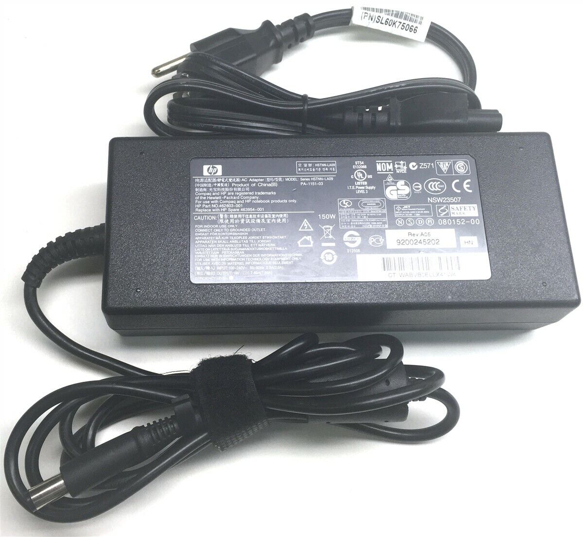 SẠC LAPTOP HP 19V-7.89A 150W CHÂN KIM TO ( HÀNG ZIN )